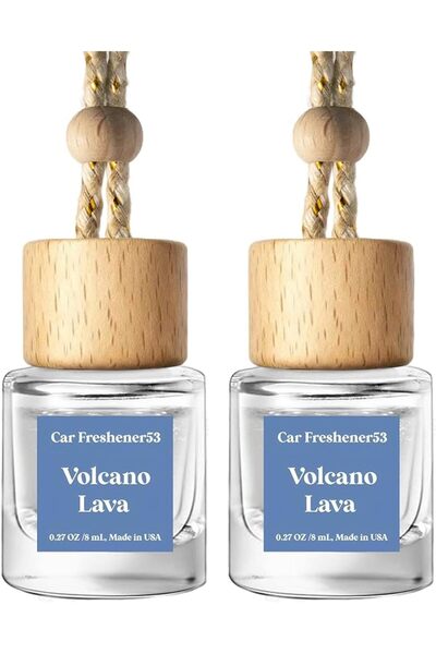 C CLASSY PERSONALIZED JEWELRY معطر جو معلق للسيارة من سي كلاسي، قطعتين، خشب ا...