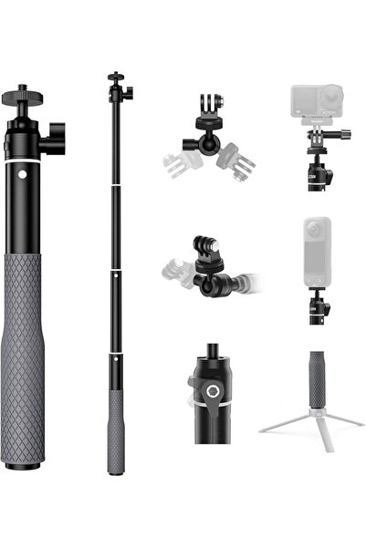 GENERAL Waterproof 360 Degree Selfie Stick with Hand Strap 65.41cm Extendable...
