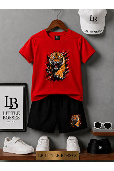 LB little bosses Unisex Top and Bottom Set (Tiger)