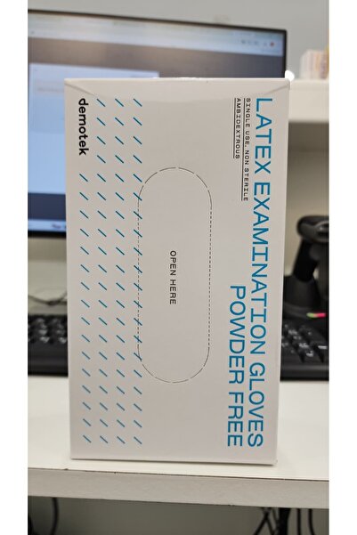 DEMOTEKS LATEX EXAMINATION GLOVES POWDER FREE