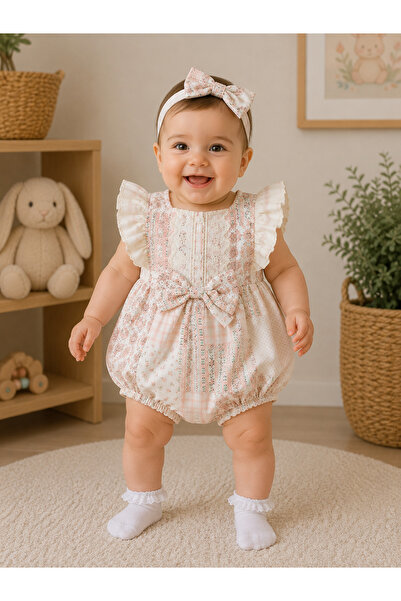 BabyDia Patterned Baby Romper