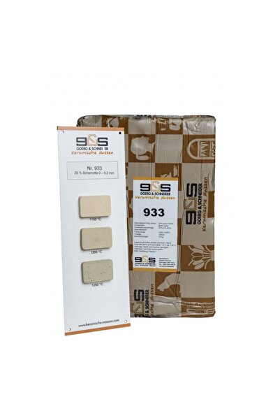 Goerg & Schneıder G&S 933 Stoneware Seramik Vakum Çamuru Benekli Tabak / Mant...