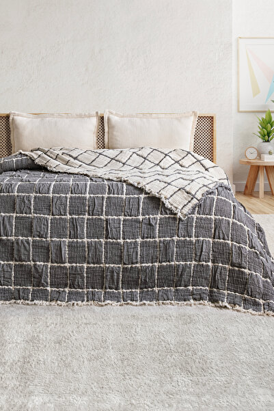 DB DANLA BALDİ Home Collection Πάπλωμα Μουσελίνας με τετράγωνο σχέδιο 8 στρώσ...
