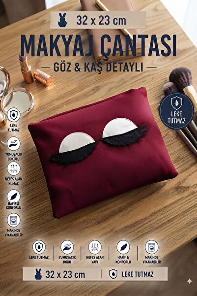 Nisahometeks Makeup Bag (Velvet Fabric 32 X 23 cm)