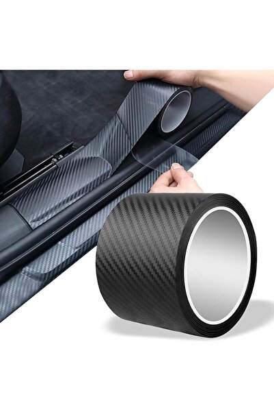 GENERAL Mikacoz Carbon Fiber Adhesive Sticker Fiber Vinyl Tape Car Door Edge ...