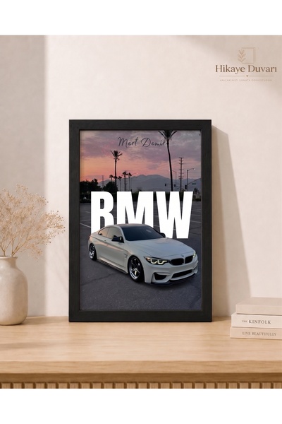 Hikaye Duvarı Kişiye Özel | Kendi Arabanız Araba/Motor Temalı Tablo/Poster 2 ...