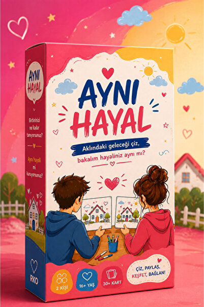 RKO Aynı Hayal Sevgili Çift Oyunu – Çiftlere Özel Romantik Çizim ve Hayal Oyu...