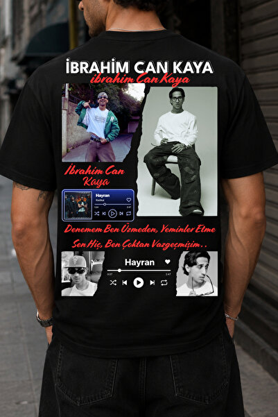 shidumanlar Radikal İbrahim Can Kaya Unisex Bay/ Tişört – Özel Tasarım Baskıl...