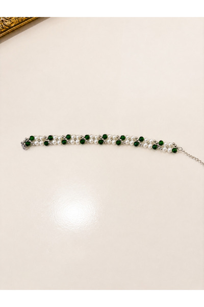 Gizemindünyası Floral Patterned Multicolor Fairycore Pearl Bracelet