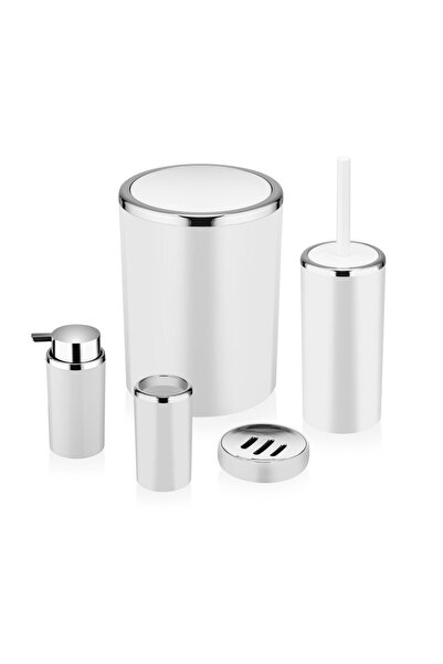 STEPORAX Yuvarlak 5’li Banyo Takımı