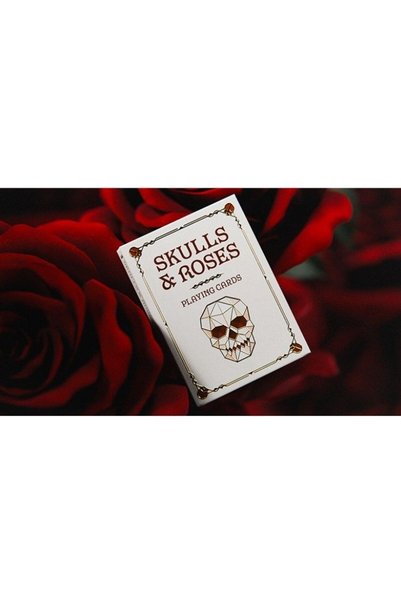 OyuncaklarÜlkesi WJPC Skulls & Roses Premium Oyun Kağıdı iskambil Kartları Destesi