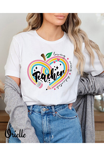 Orielle Relaxed Silhouette Loving Teacher t-shirt