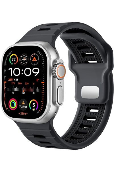 Upeak سوار رياضي رجالي من يو بيك متوافق مع ساعة ابل الترا 2/الترا 49 ملم 45 م...