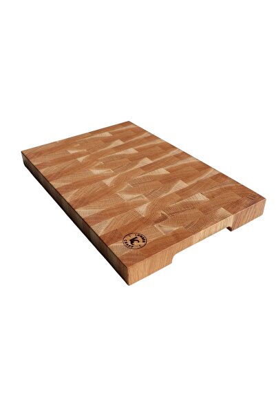 LUMBER CRAFT Tocător end grain din lemn de stejar 41 x 28 x 3.8