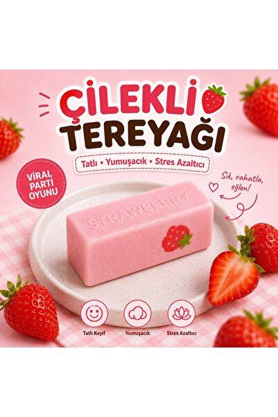 moderniko Çilek Tereya Sukuşi-Strawberry Butter-Viral Oyun-Squishy