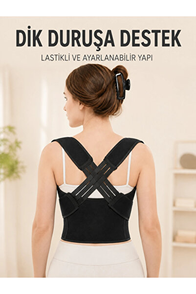shopwave Back Support Corset Adjustable Elastic Posture and Waist Corset for ...