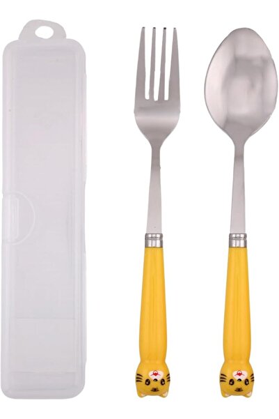 BrainGiggles Bregenzi Bpa-Free Stainless Steel Baby Utensils Set with Case - ...