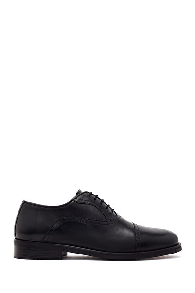 Derimod Men's Black Laced Leather Classic Shoes Wm750035Dv