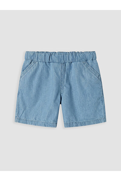 LC Waikiki Nevavm Baby Boy Shorts with Elastic Waist and Contrast