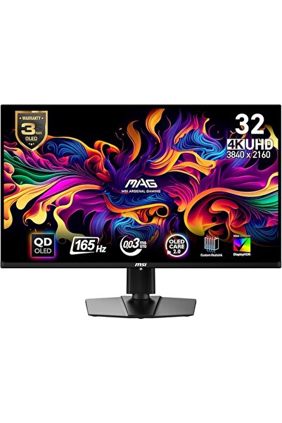 GENERAL MSI شاشة كمبيوتر QD-OLED 321UP 32 انش QD-OLED 3840×2160 (UHD) من ماج ...
