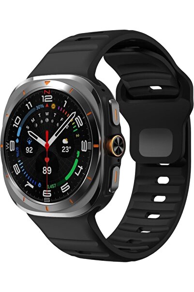 GENERAL No Gaps Soft Silicone Replacement Sport Watch Band Compatible with Sa...