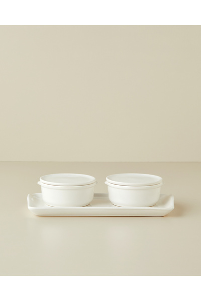 English Home Set de 2 vase pentru mic dejun din ceramică Swan Pearl, 13x26,5 ...