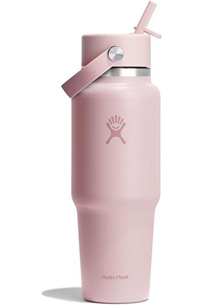 Hydro Flask زجاجة سفر بماصة مرنة عريضة من هايدرو فلاسك، 946 مل