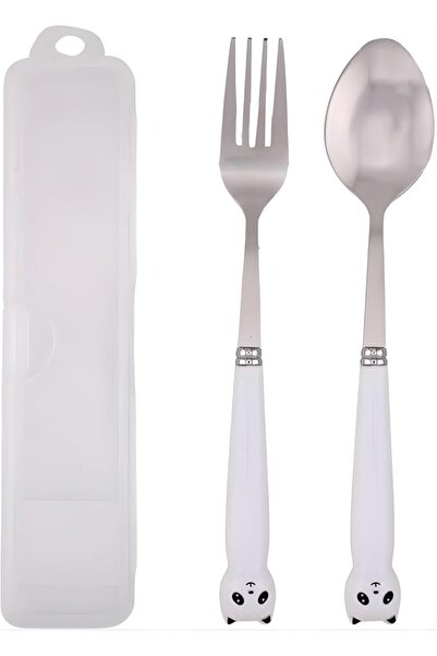BrainGiggles Bregenzi Bpa-Free Stainless Steel Baby Utensils Set with Case - ...
