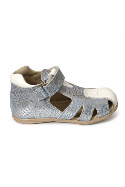 Ortopedia Girl's Shiny Closed-Front Sandals
