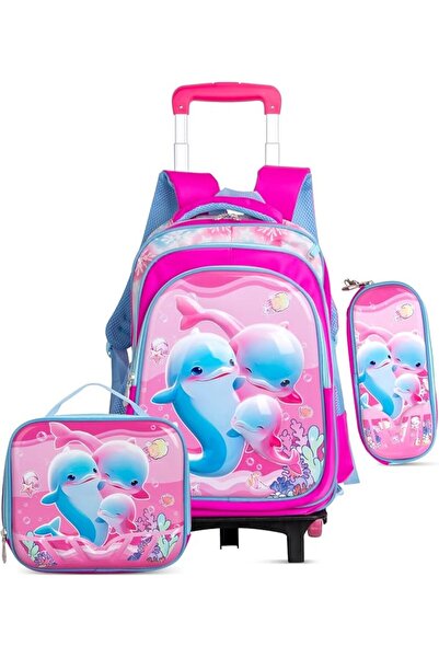 GENERAL Girls' School Backpack, Children's School Backpack with Pencil Case, ...
