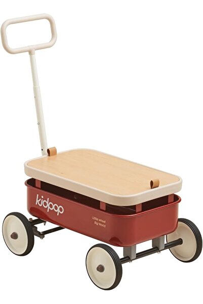 KIDPOP 3-in-1 Push Walker for Kids Ages 2.5-8 with Removable Wooden Cover & A...