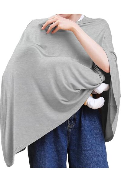 GENERAL Sejoy Unisex Rayon Nursing Cover, Neutral Color, One Size, Poncho Style