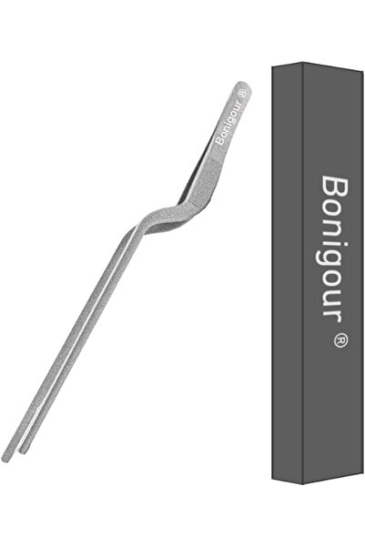 GENERAL Boniger 8-Inch Precision Tongs, Stainless Steel Kitchen Tongs, Multi-...