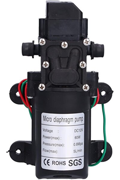 GENERAL 12V 60W Water Pressure Pump Self-Priming Booster Spray Pump for Garde...
