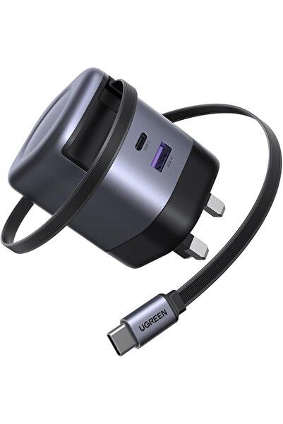 GENERAL شاحن من يو جرين بمنفذ USB متوافق مع آيفون 16 وسامسونج S25 بـ 3 منافذ ...
