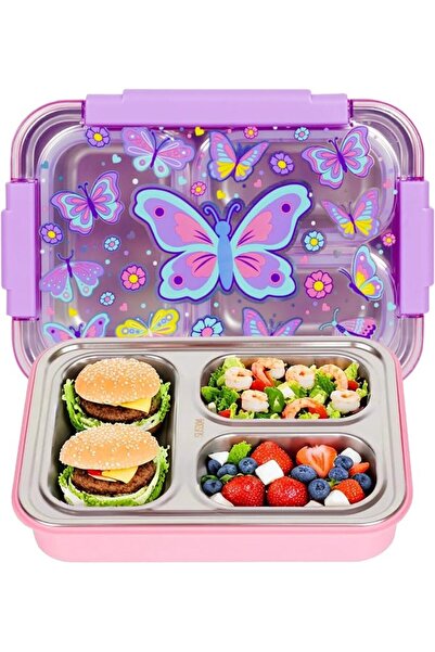 GENERAL Stainless Steel Bento Lunch Box for Kids, 710ml, Bpa-Free Leak-Proof ...