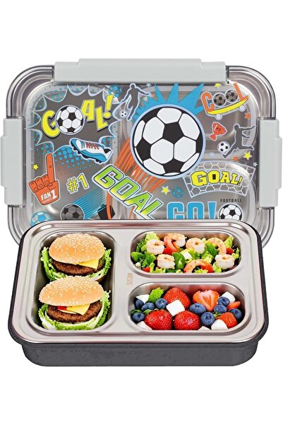 GENERAL Stainless Steel Bento Lunch Box for Kids, 710ml, Bpa-Free Leak-Proof ...