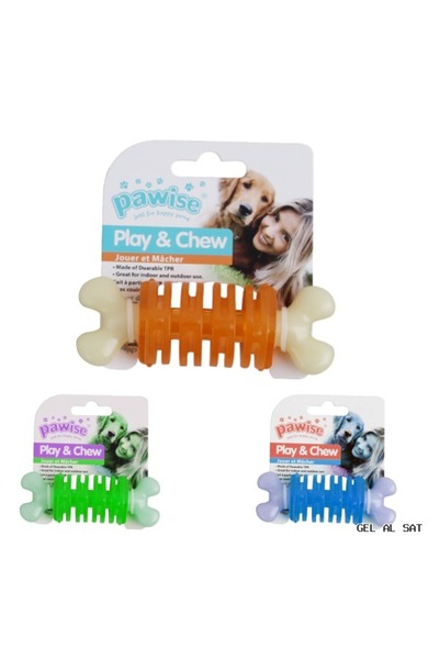 Pawise Gelalsat Funny Chew Ring Dog Bone (54354) 10.5 cm