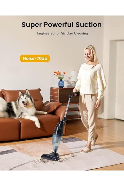 AccLoo Handheld Vacuum Cleaner 2-in-1 Portable Vacuum Cleaner, 14-16KPa Powerful Suction with Foldin