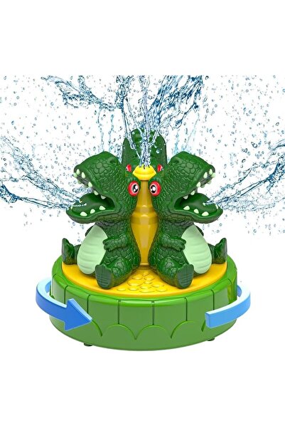 GENERAL Sofam Kids Water Sprinkler for Outdoor Play 8-12, Dinosaur Water Spra...