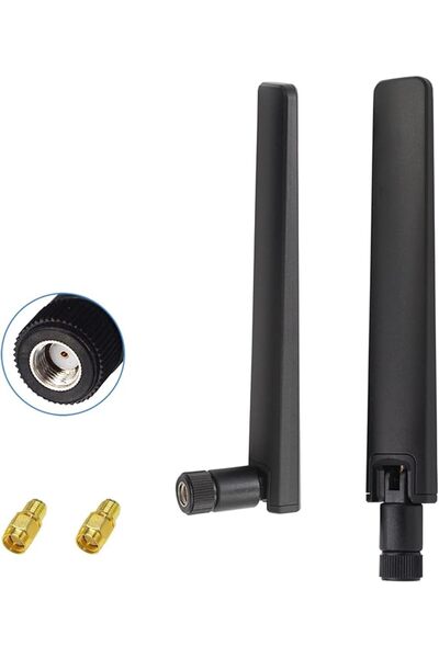 GENERAL WiFi 6E Antenna Dual Band 2.4GHz 5GHz 5.8GHz 12dBi MIMO RP-SMA Connec...