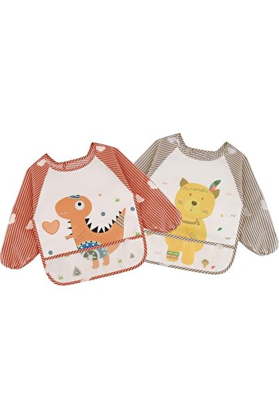 GENERAL Baby Bibs Long Sleeve Waterproof Feeding Bibs for 6-36 Months Toddler...
