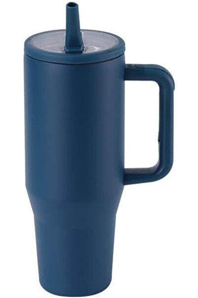 GENERAL 40oz Water Bottle with Handle and Flip Straw, Fits in Cup Holder, Lea...
