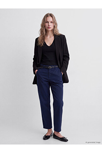LC Waikiki Belted Carrot Fit Women's Jean Trousers for Style Seekers from Uzg...