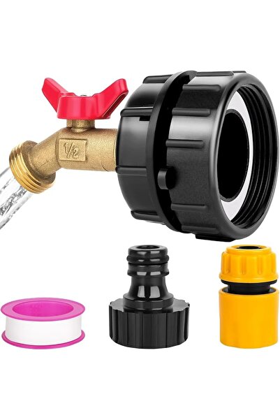 GENERAL Ibc Toot Adapter, Ibc Toot Fittings 275-330 Gallon, Garden Hose Adapt...