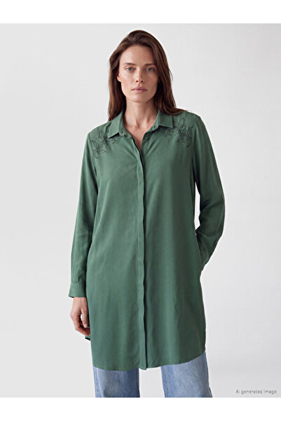 LC Waikiki Esvab • Modern & Distinctive Embroidered Women's Shirt Tunic