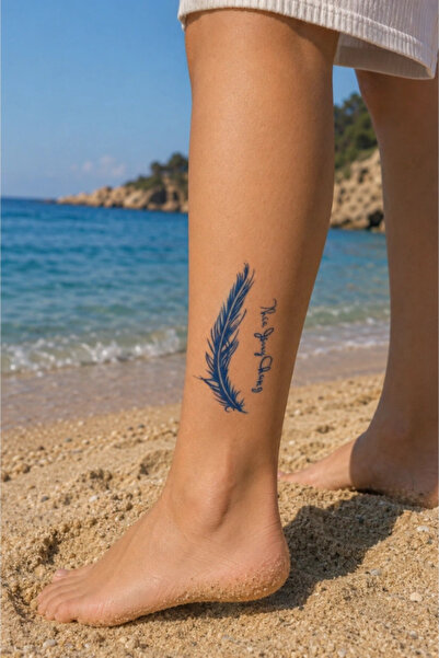 Tüy Sonradan Kararan Yarı Kalıcı Geçici Dövme Tattoo