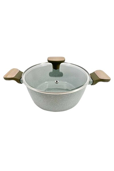 Chefline Granite Dotted 26 cm Ceramic Aluminium Dutch Oven