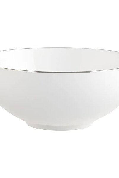 Blackstone Handmade 2mm Platinum Rim Soup Bowl - Elegant 6" Fine Dining Bowl