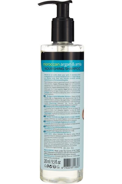organic shop Argan & Amla Nourishing Shampoo, White